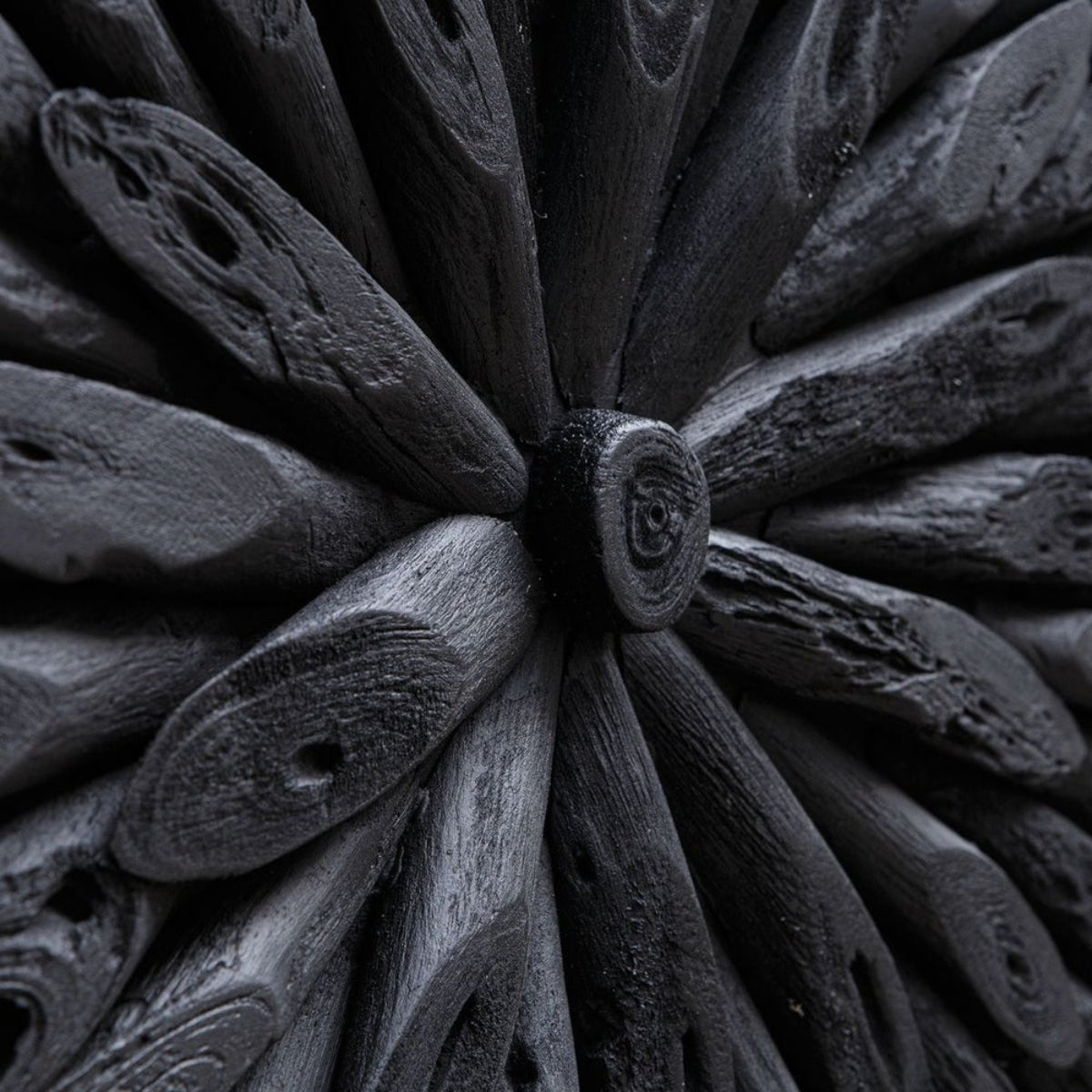 Cuadro BAHARI WOOD WALL BLACK