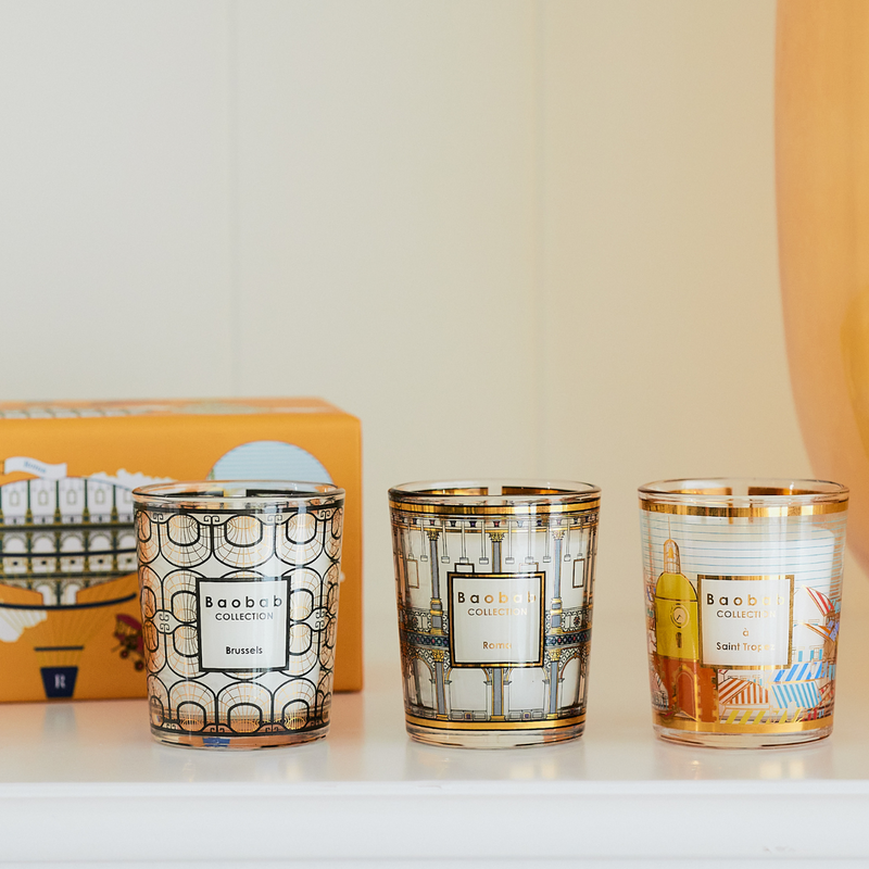 Velas TRIO TRAVEL BRUSSELS - ROMA - SAINT TROPEZ