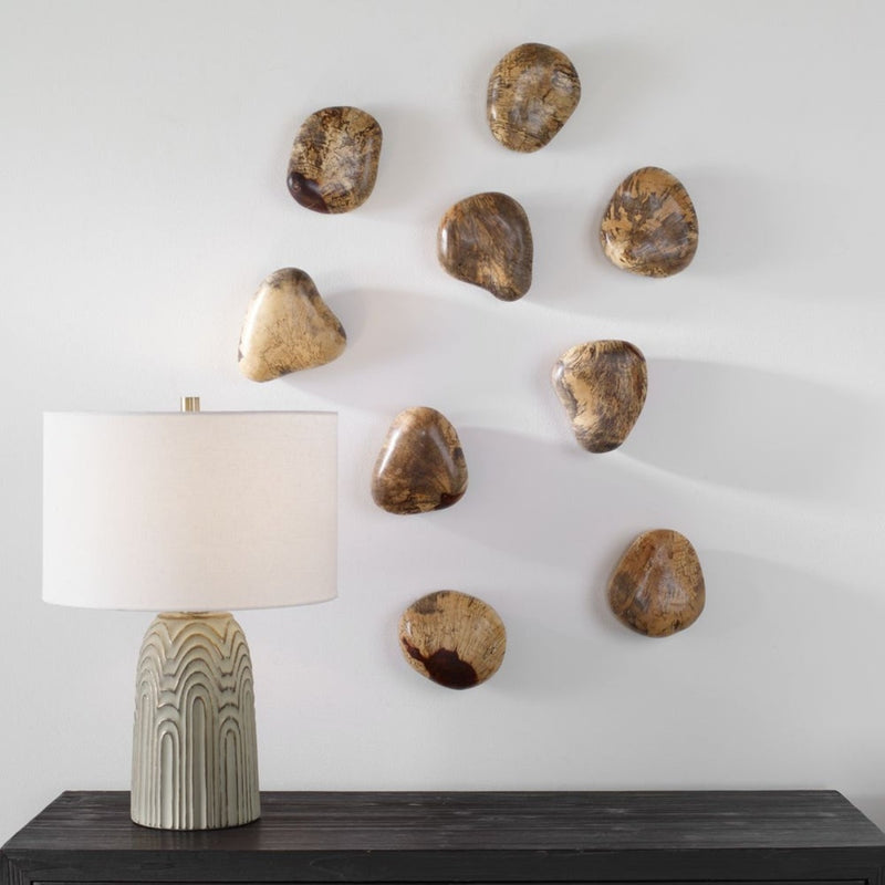 Cuadro PEBBLE ART WOOD WALL